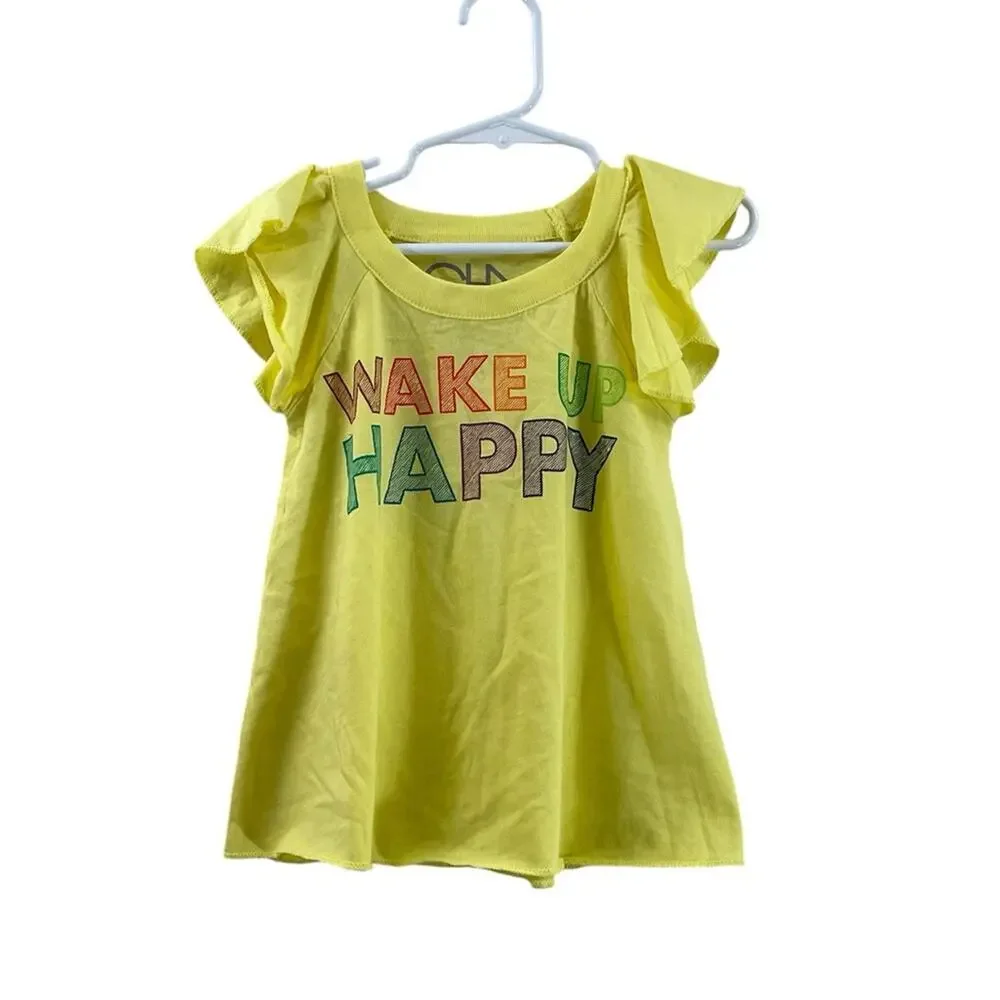 NWOT‎ Chaser “Wake Up Happy” Girls Top